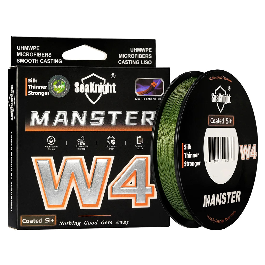 W4 Ultra-Thin 4 Strand Braided Fishing Line