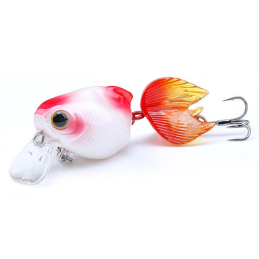 Realistic Goldfish Minnow Floating Lure