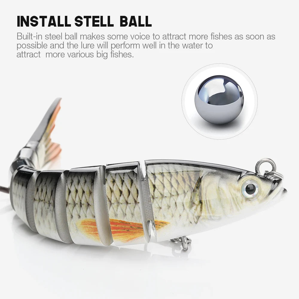 Bionic Jointed Minnow Kit for Pike Fishing