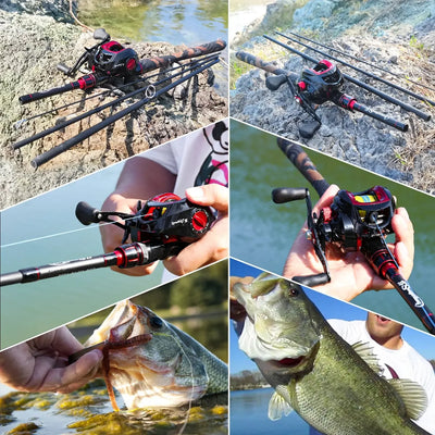 Portable Casting Combo with Rod and Reel