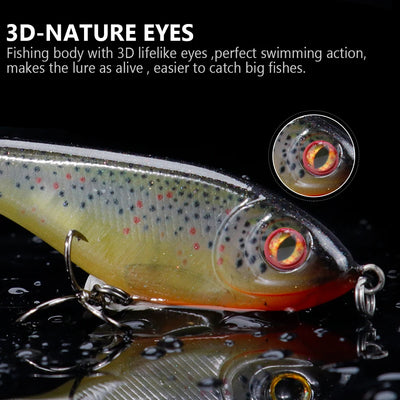 Slow Sinking Jerkbait Lures for Pike Fishing