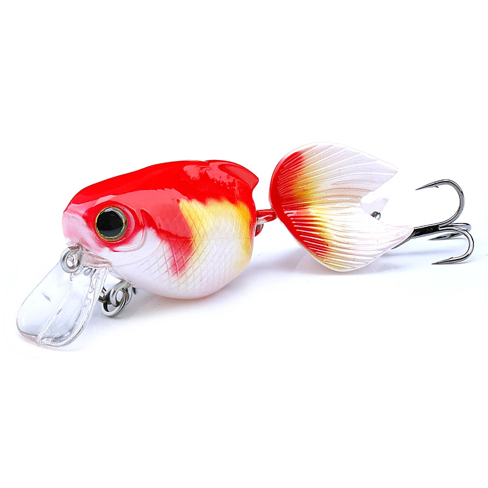 Realistic Goldfish Minnow Floating Lure