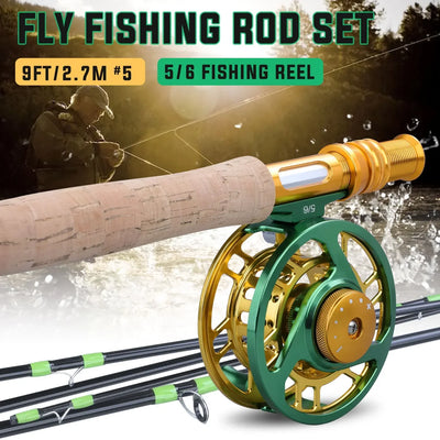 Carbon Fly Fishing Combo with Reel