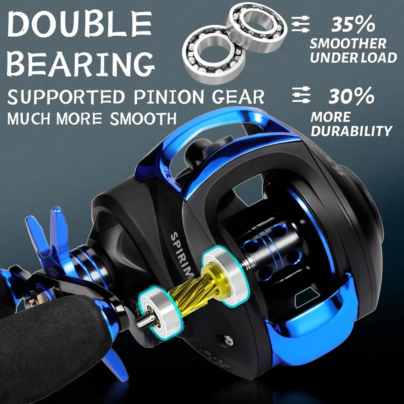 Casting Rod and High Speed Baitcasting Reel Set