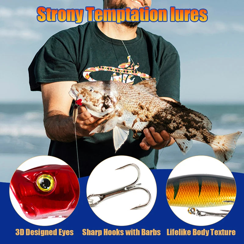 Christmas Fishing Tackle Advent Calendar Tackle Box  Gift