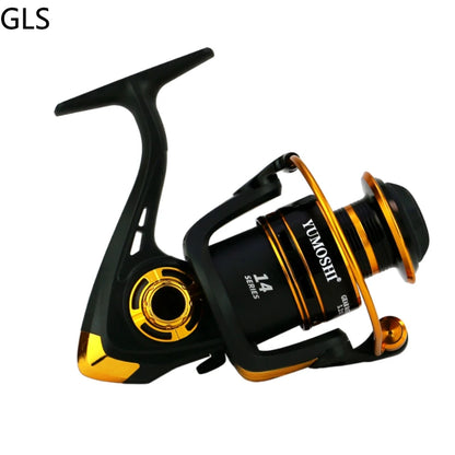 Professional Spinning Reel with Wooden Grip and Spare Spool