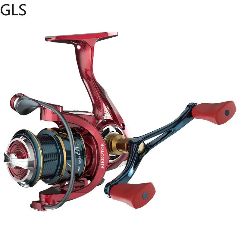 Engraved Metal Spool Reel for Bass Fishing