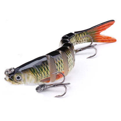 Segmented Sinking Wobblers for Pike Fishing