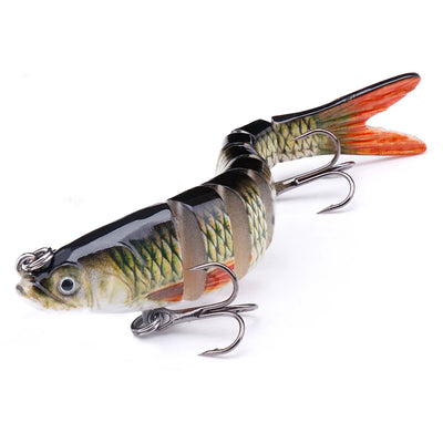 Segmented Sinking Wobblers for Pike Fishing