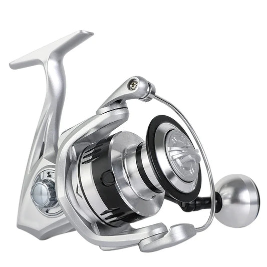 High Drag Saltwater Spinning Reel with Metal Handle