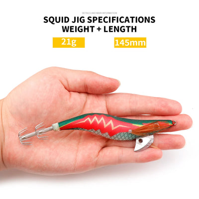 Luminous Squid Jig for Sea and Octopus Fishing