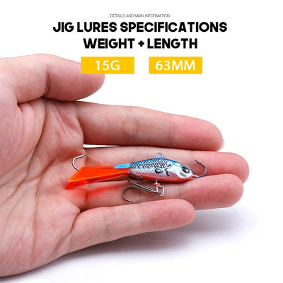 Ice Fishing Jig Set for Winter Swimbait Fishing