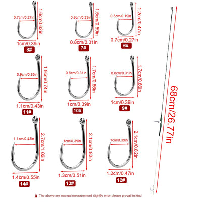 Carp Fishing Leadcore Hooklink with Quick Swivels