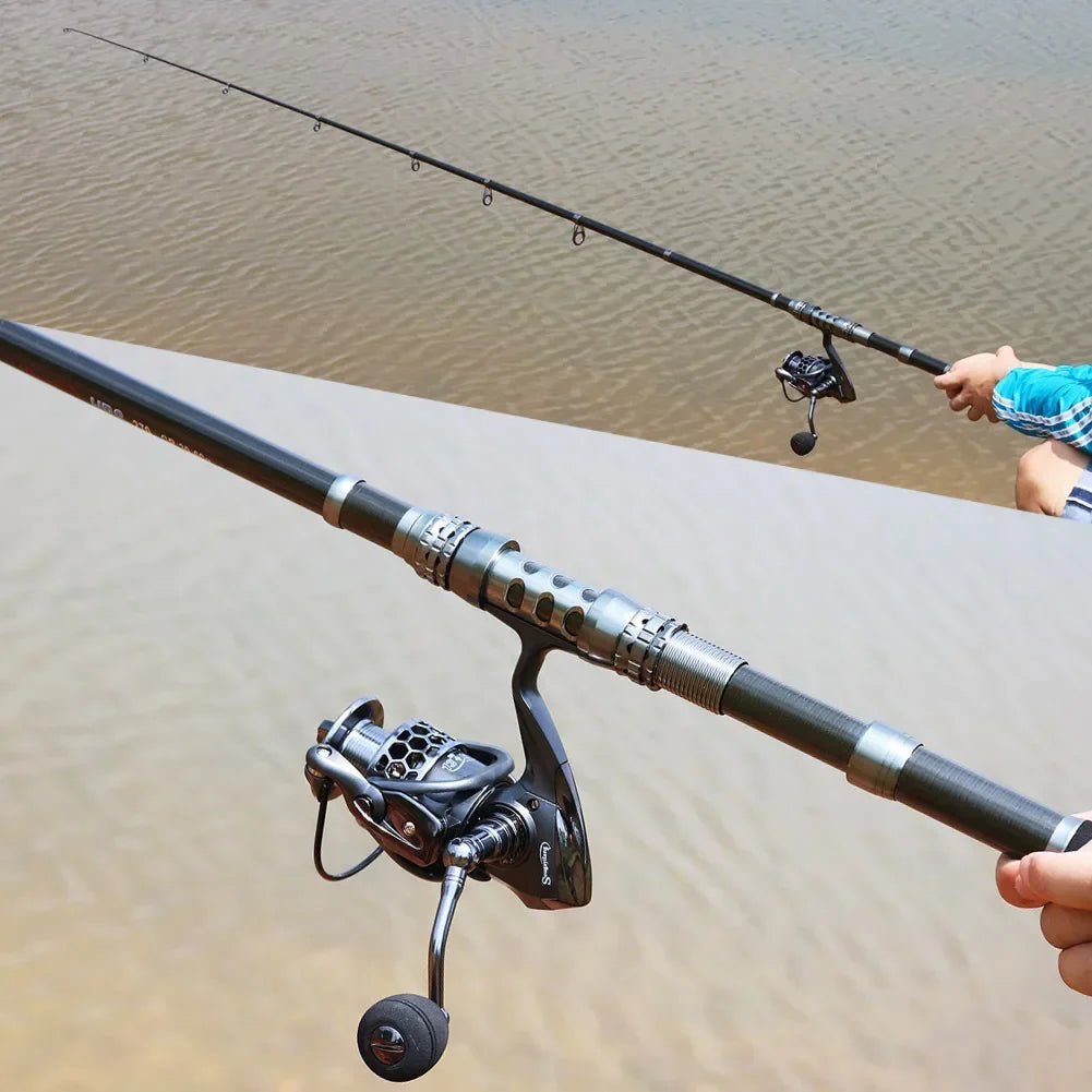 Telescopic Rod and Reel Combo for All Waters
