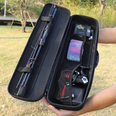 Carbon Rod and Spinning Reel with Accessories Set