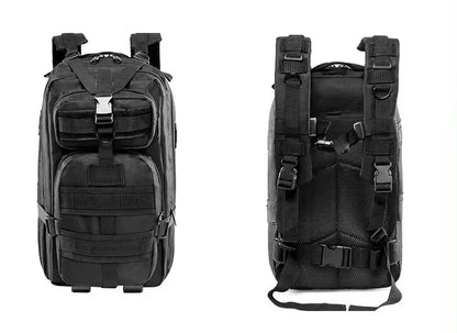 Fishing Tactical Backpack - Camouflage Nylon 3P for Hiking & Travel