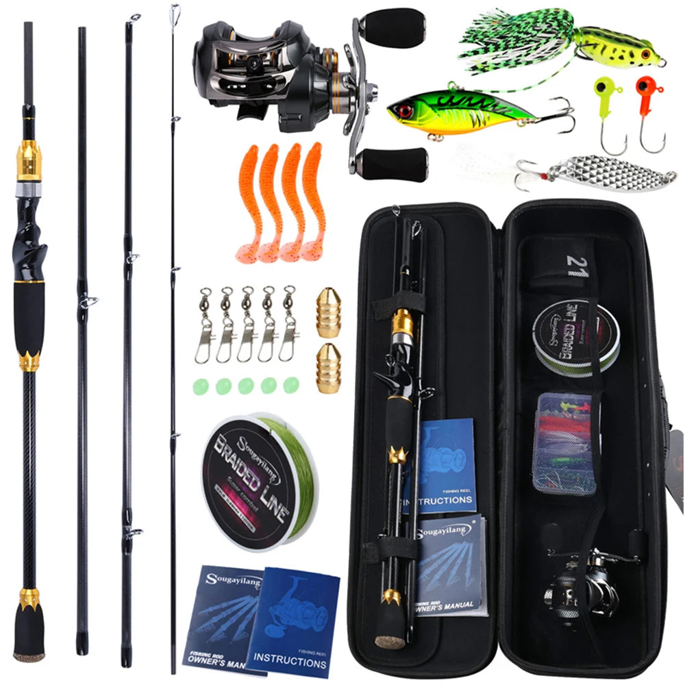 M Power Casting Rod Kit with Line and Lures