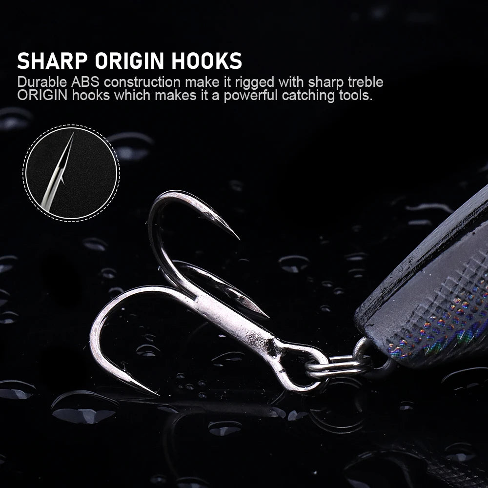 Swim Crankbait with 3D Eyes for Bass and Pike