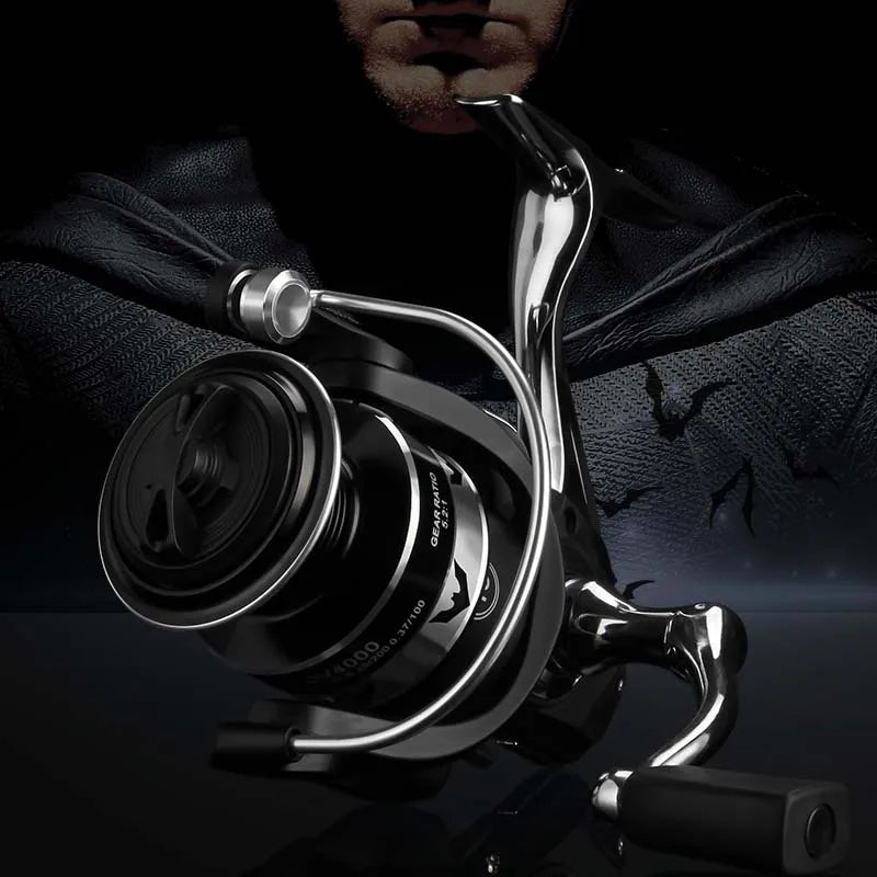 High Speed Sea Bass Reel with Metal Spool and Strong Drag