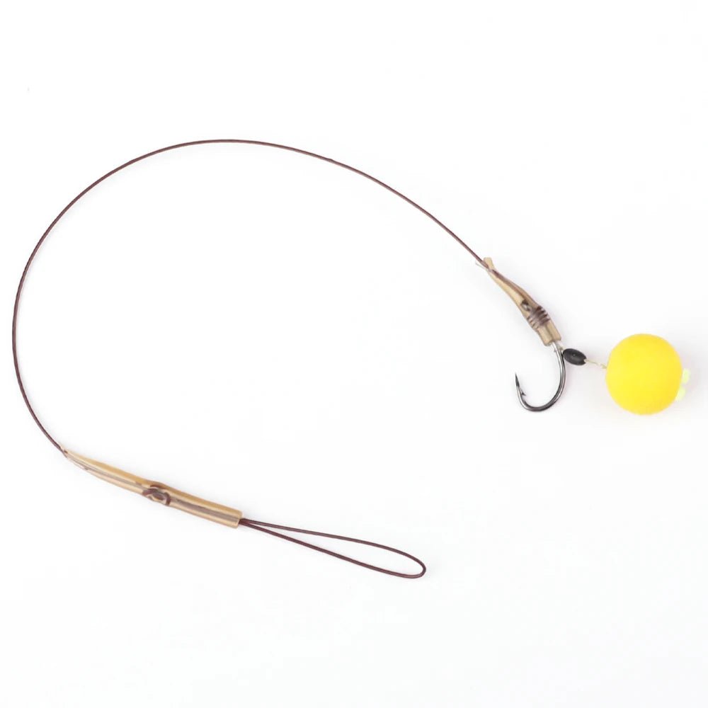 Carp Hair Rig Hooks with Boilie Stoppers
