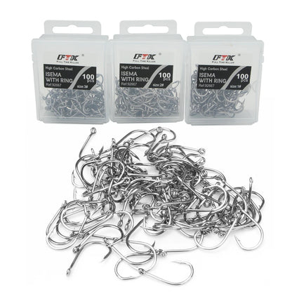 Circle Eyed Jig Hooks for Carp and Lure Fishing