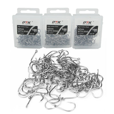 Circle Eyed Jig Hooks for Carp and Lure Fishing