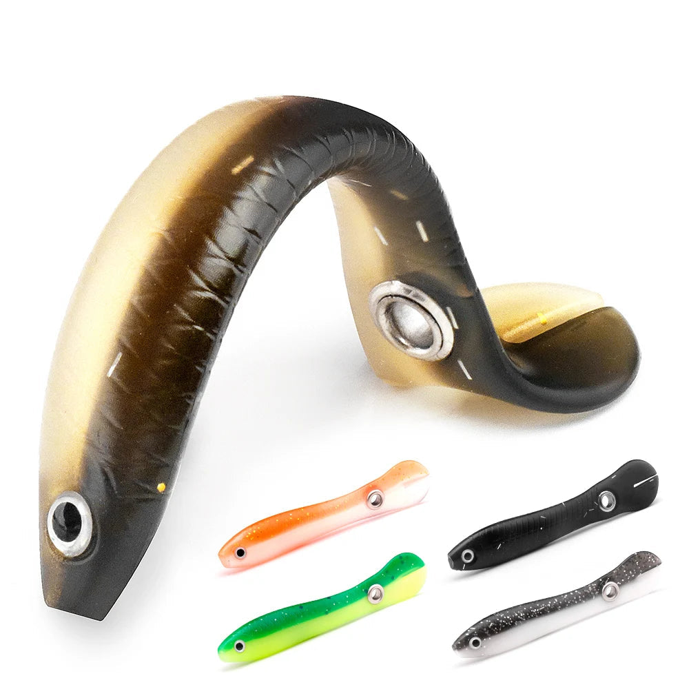Soft Bionic Loach Lures with 3D Eyes