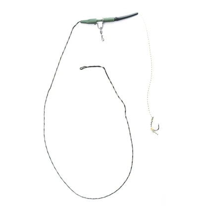Carp Fishing Leadcore Hooklink with Quick Swivels