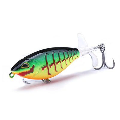 Topwater Double Tail Popper Lure for Bass