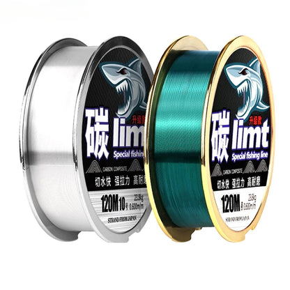 Carbon Nylon Fishing Line Anti Corrosion Monofilament Fluorocarbon
