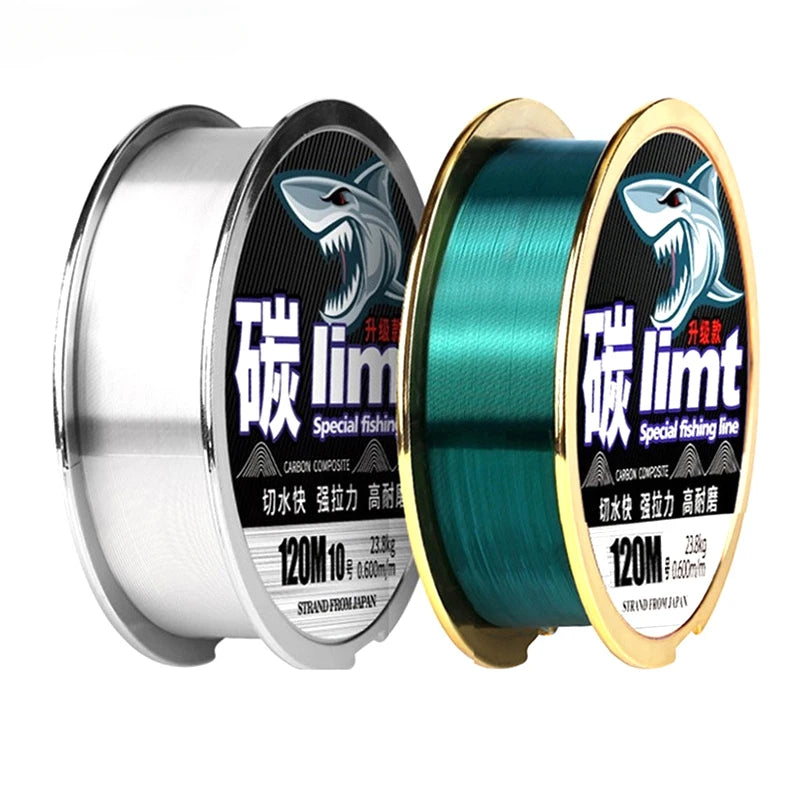 Carbon Nylon Fishing Line Anti Corrosion Monofilament Fluorocarbon