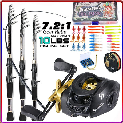 Telescopic Casting Combo for Bass and Trout