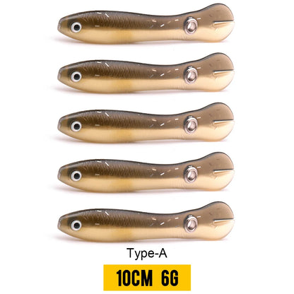 Soft Bionic Loach Lures with 3D Eyes