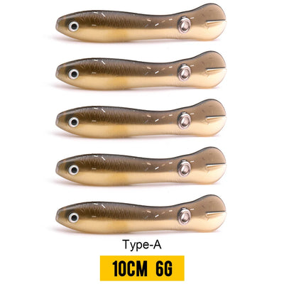Soft Bionic Loach Lures with 3D Eyes