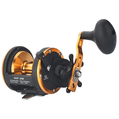 Sea Bass Drum Reel with High Drag Power