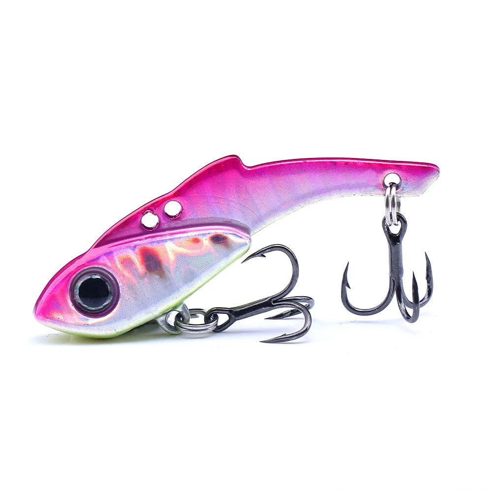 Metal VIB Spoon Jig Lure for Bass and Winter Fishing