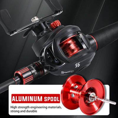 Casting Rod and Baitcasting Reel Combo for Bass
