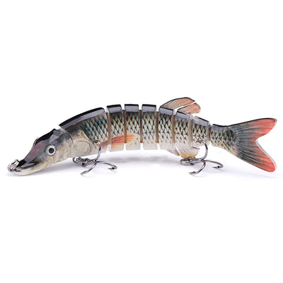 Lifelike Jointed Pike Swimbait for Sea Fishing