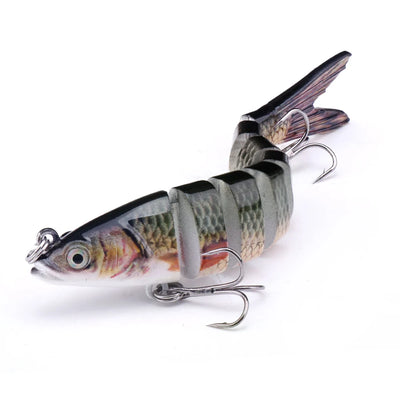 Segmented Sinking Wobblers for Pike Fishing