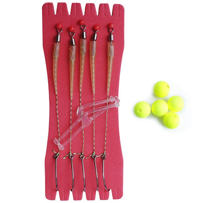 Ready Tied Carp Hair Rigs with Anti Tangle Hooks