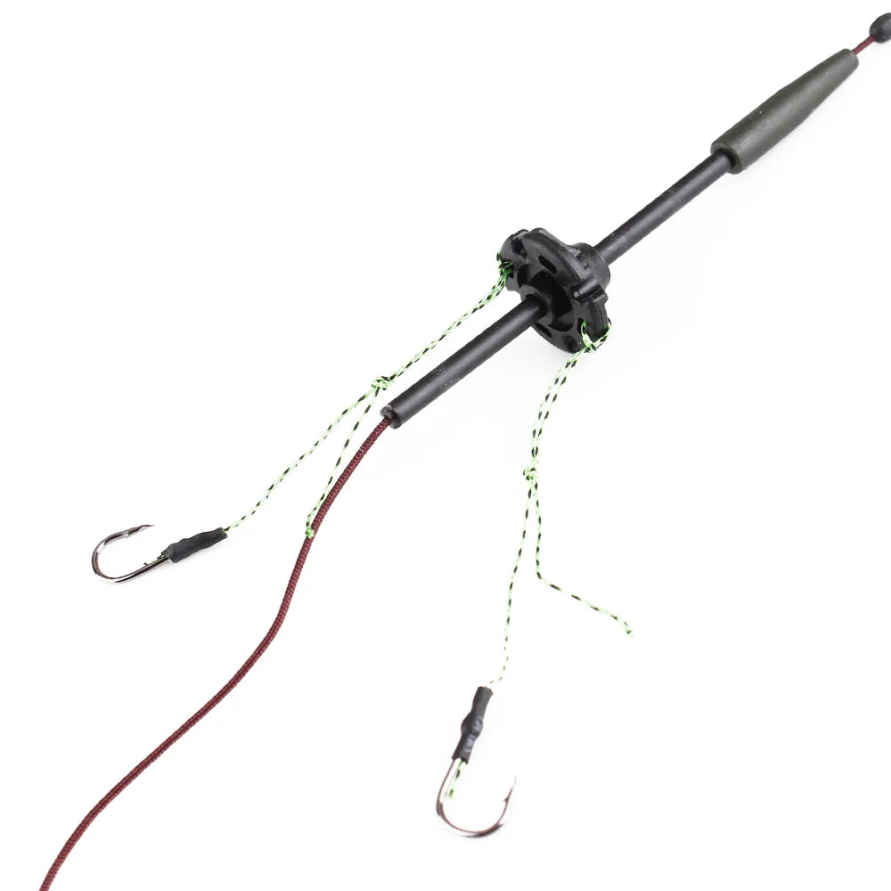 Metal Feeder Hooks with Bait Cage for Carp Fishing