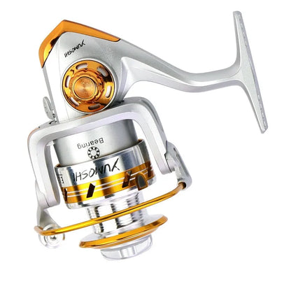 Metal Spinning Fishing Reel with Interchangeable Handle