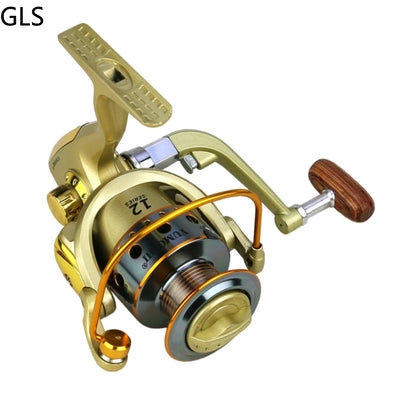 Professional Spinning Reel with Wooden Grip and Spare Spool