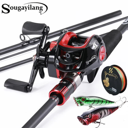 Casting Rod and Reel Combo with Line and Lures