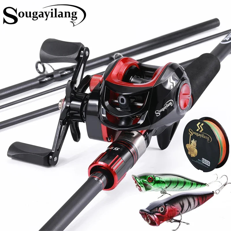 Casting Rod and Reel Combo with Line and Lures