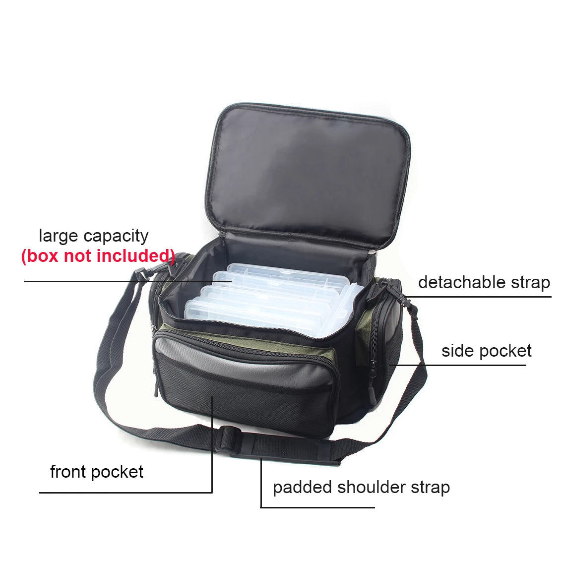 Saltwater Freshwater Tackle Storage Bag