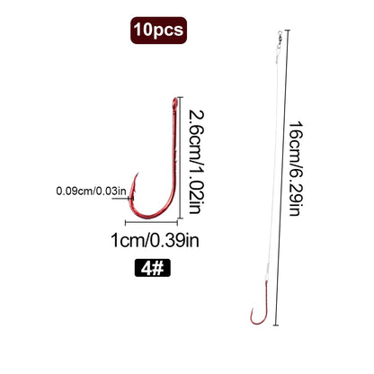 Anti Bite Steel Leader Line with Hooks and Swivels