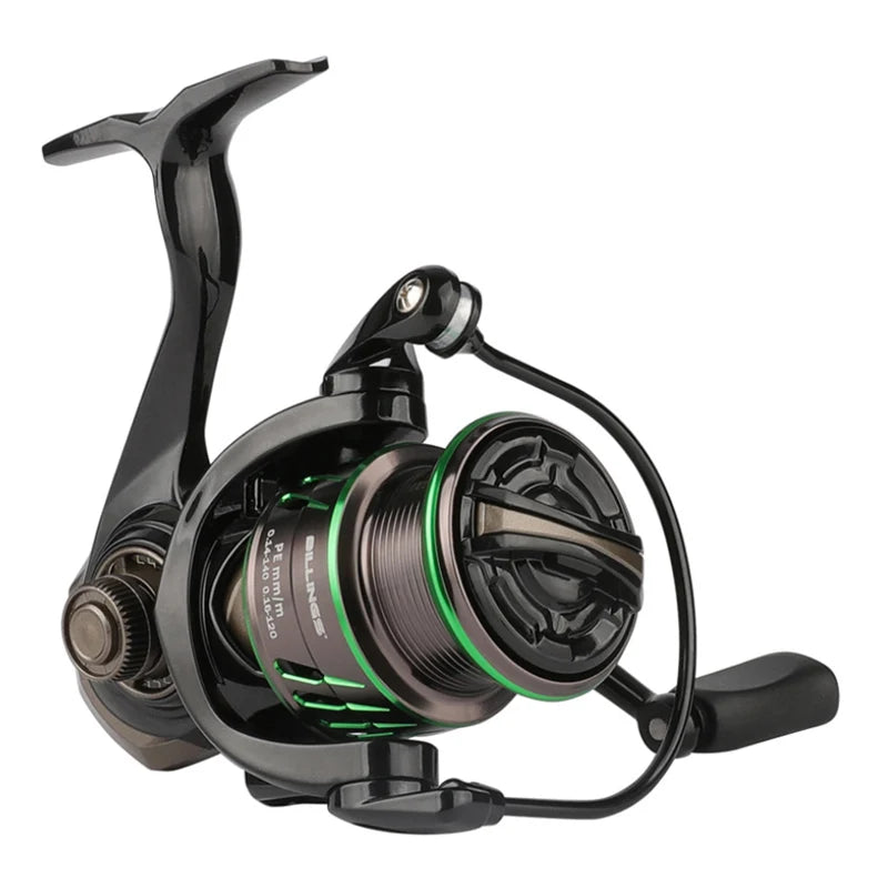 Soft Grip Saltwater Spinning Reel with Smooth Drag
