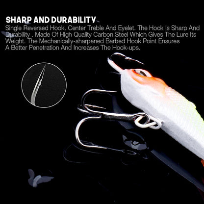 Ice Fishing Jigging Lure with Fast Sinking Action