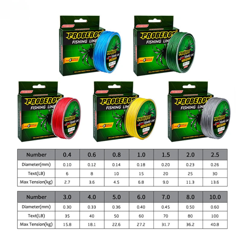 Japanese Braided PE Fishing Line Multifilament Carp Wire
